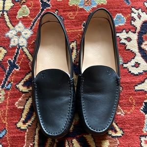 Tod’s Black Leather Drivers/Loafers